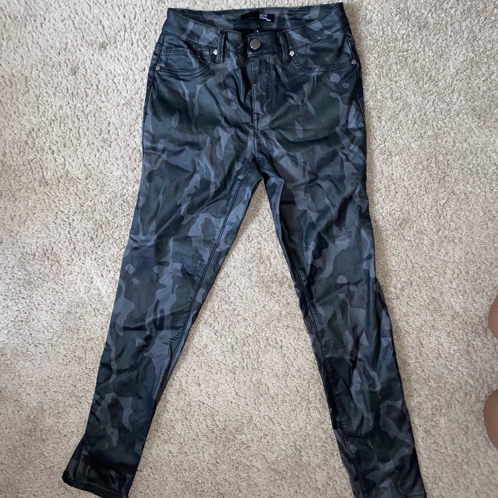 Black leather pants